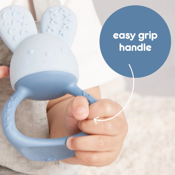 B.Box Chill Plus Fill Bunny Teether - Lullaby Blue