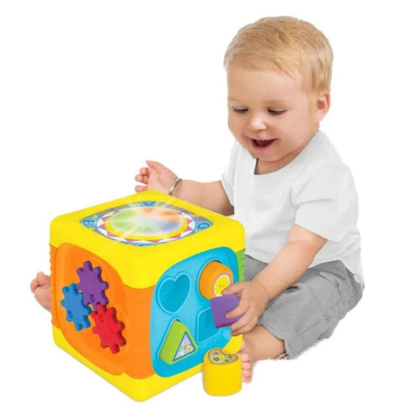 Winfun Music Fun Activity Cube6Face Learning Toy with Lights - Dezine Kids