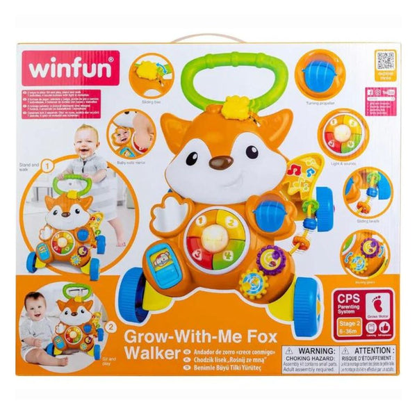 Winfun Grow With Me Fox Walker2 Play Modes with Lights - Dezine Kids