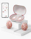 Momcozy Air 1 Ultra Slim Double Wearable Breast Pump, Wireless Charging Case with Real Time Milk Tracking - Red