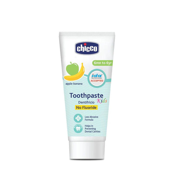 Chicco Tooth Paste Apple Banana No Fluoride (6M to 6Y) - 50 g