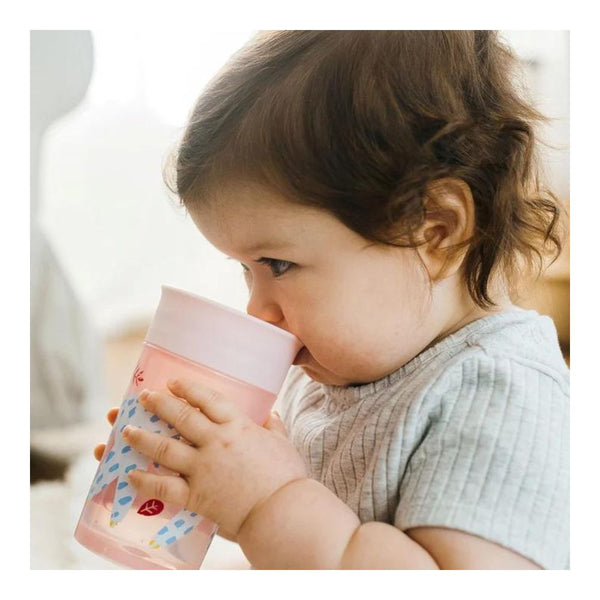 Smooth Wall Cheers 360 Cup Without Handle 200mL - Pink Deco