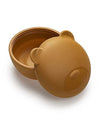 Melii Silicone Bowl With Lid, Spoon & Fork, Airtight & Leakproof Lid - Bear