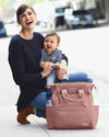 Mainframe Wide Open Backpack Diaper Bag - Dusty Rose