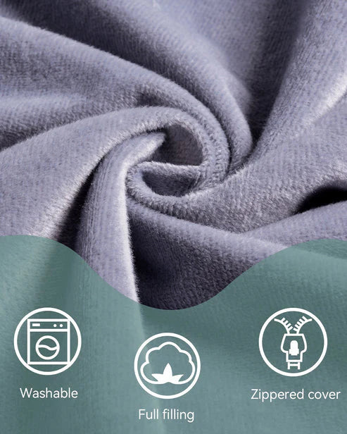 Momcozy G shaped Pregnancy Pillow - Grey Velvet