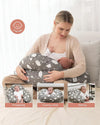 Momcozy Original Adjustable Nursing Pillow for Breastfeeding - Grey