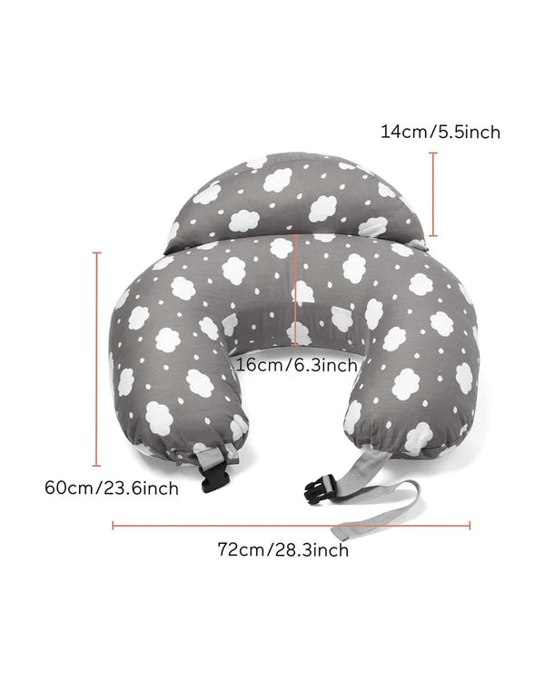 Momcozy Original Adjustable Nursing Pillow for Breastfeeding - Grey