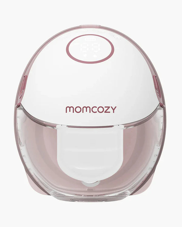 Momcozy M6 Wearable Electric Breast Pump, Flange Size: 24mm, Pack of 2 - Cozy Red