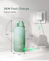 Momcozy Superfast Portable Breast Milk & Water Warmer, Fast Heating, Rechargeable & Travel Friendly - Green