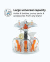 Baby Brezza One Step Baby Bottle Sterilizer and Dryer, Electric Steam Sterilizer 3 Drying Cycles with Auto Shut-Off
