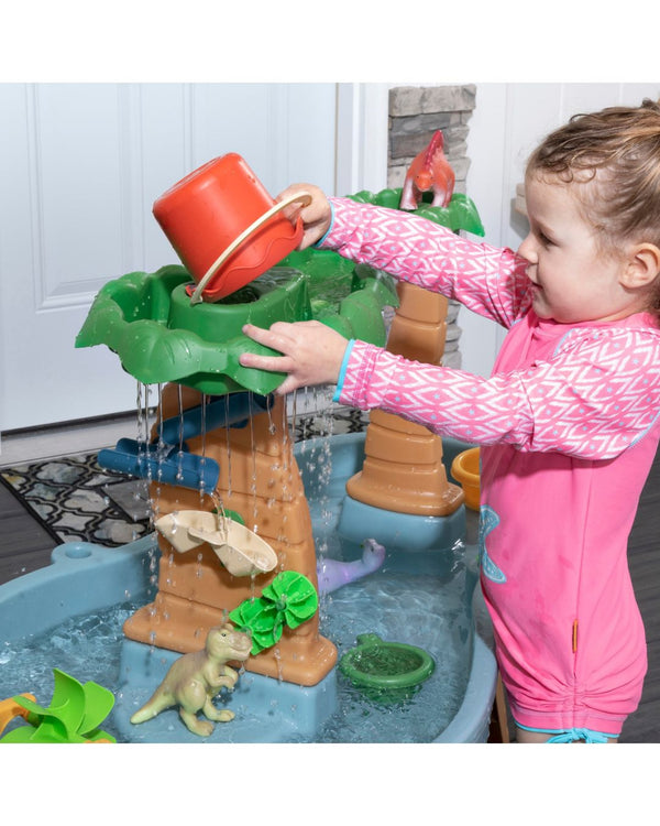 Step2 Dino Showers Toddler Water Table for Kids Ages 18 Months and Older - Dezine Kids