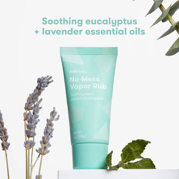 Frida Baby No-Mess Vapor Rub for Chest, Neck, Back + Foot, Non-Medicated, Petroleum-Free
