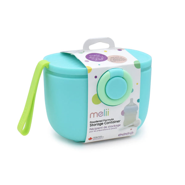 Melii Baby Formula Storage Container with Integrated Scoop - Blue - Dezine Kids
