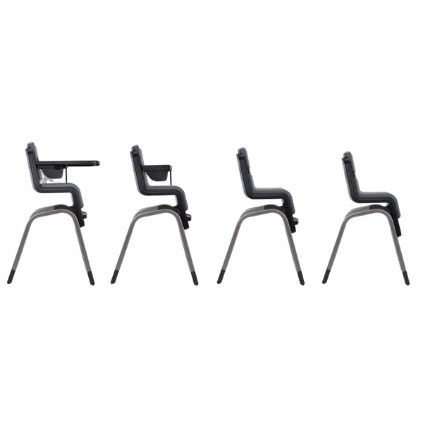 Zaaz High Chair - Pewter - dezinekids.com