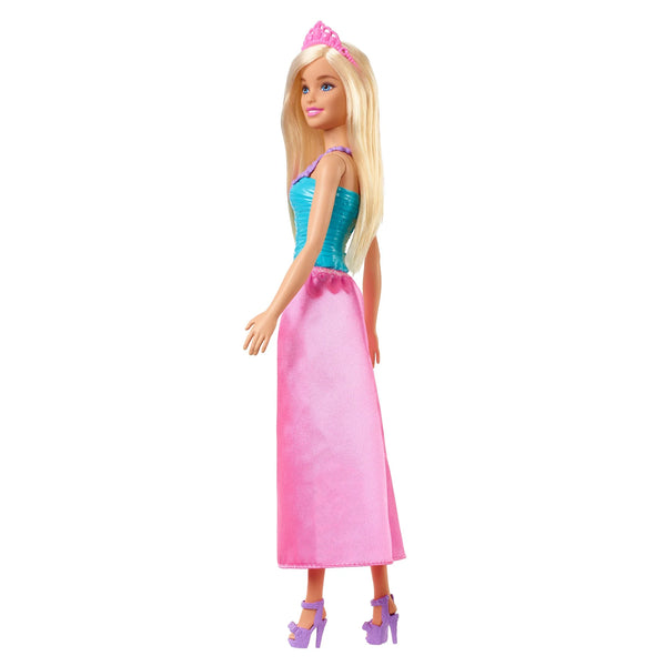 Barbie Dreamtopia Princess Blonde Doll Wearing Pink Skirt, Shoes and Tiara for Kids - Dezine Kids