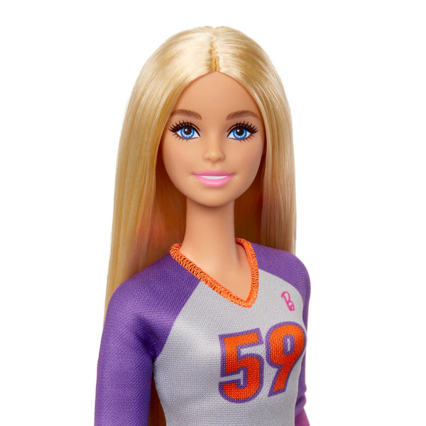 Barbie Made to Move Career Volleyball Player Doll with Uniform and Ball for Kids - Dezine Kids