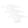"Baby front open thermal full sleeve top – pack of 3 warm cotton tops"