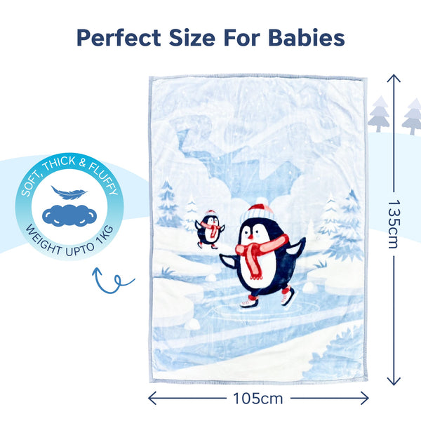 Hopop Soft & Warm Baby Blanket, Cozy, Lightweight & Gentle on Skin