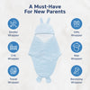 Baby Soft Fleece Hooded Wrapper Blanket - hopop.in