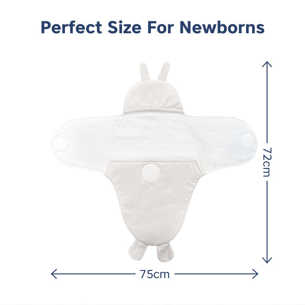 Hopop Baby Soft Fleece Hooded Wrapper Blanket - Dezine Kids