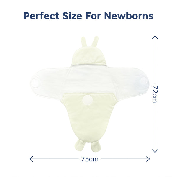 Hopop Baby Soft Fleece Hooded Wrapper Blanket - Dezine Kids
