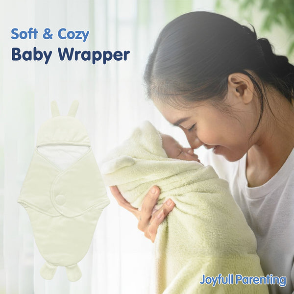 Hopop Baby Soft Fleece Hooded Wrapper Blanket - Dezine Kids