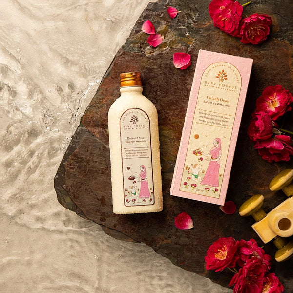 Gulaab Oose Baby Rose Water Mist 200 Ml - dezinekids.com