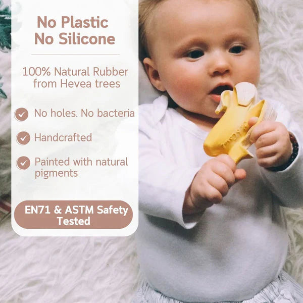 Ana Banana Natural Rubber Teether