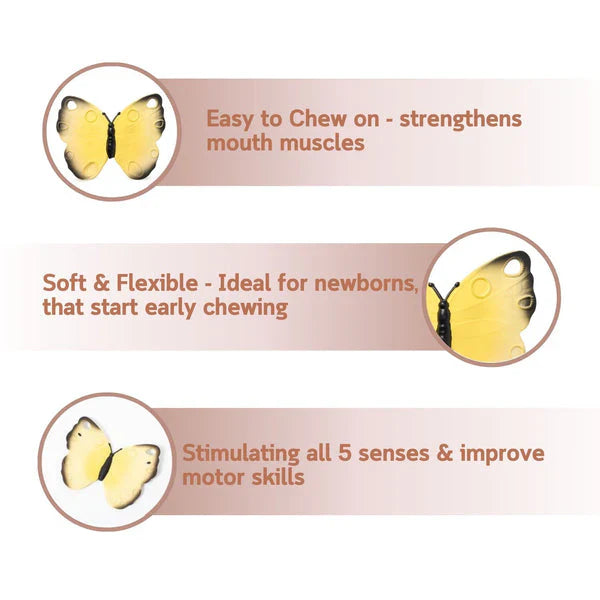Katia The Butterfly Natural Rubber Teether