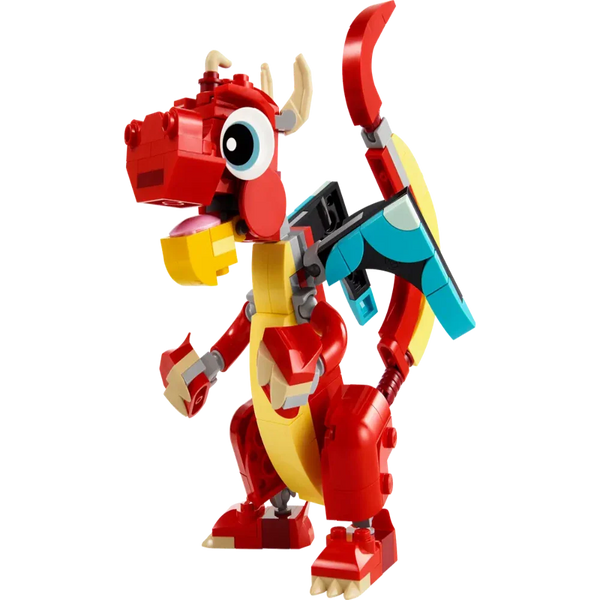 Lego Creator Red Dragon 3 in 1 Animal Toy Set, 149 Pieces - Dezine Kids
