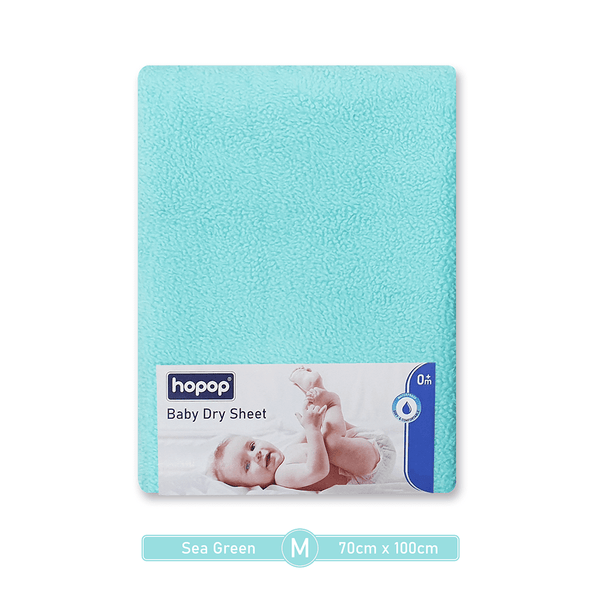 Buy Hopop Baby Dry Sheet, Light Green (Medium) - Hopop.in