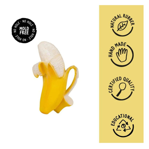 Ana Banana Natural Rubber Teether