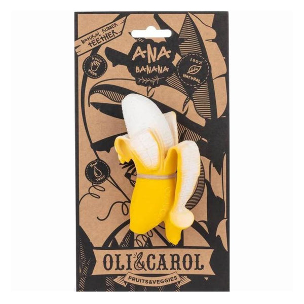 Ana Banana Natural Rubber Teether