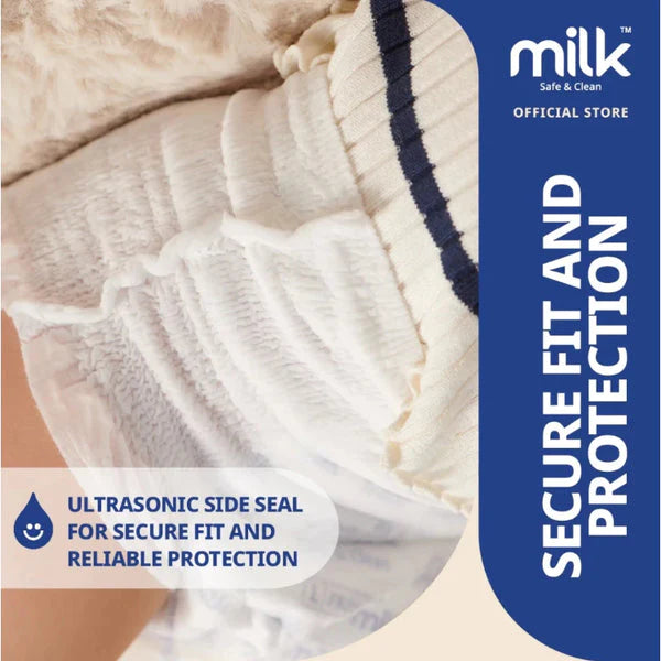 Milk Baby Diaper Yoga Pants, Size XL, 30 Pcs, 15 To 22 KG, Carton Box - Dezine Kids