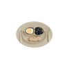 EzPz Mini Feeding Set for Toddlers (Mat, Spoon & Fork)- Oat