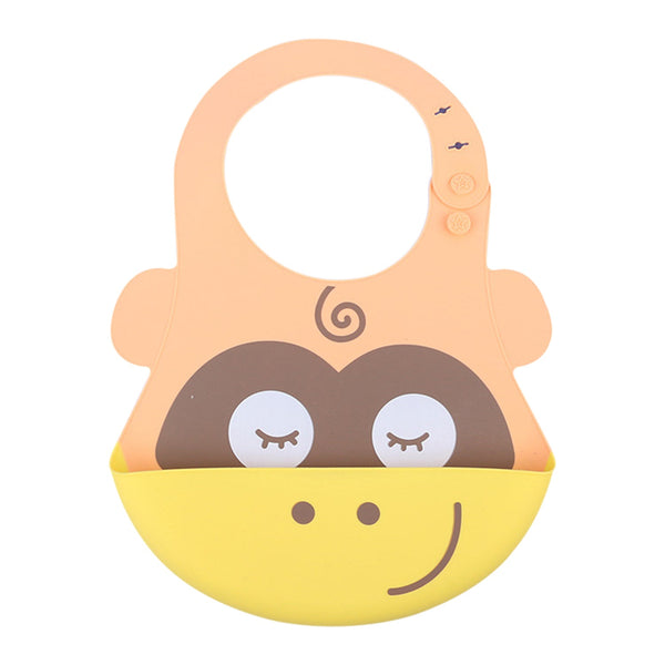 Easy Clean Crumb Catcher Food Grade Silicon Bib, Suitable for Infants and Toddlers between 6 to 36 Months - hopop.in