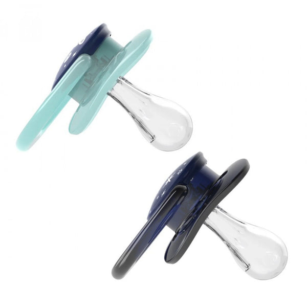 Blue Space Advantage Pacifiers (Stage 1) | Pack Of 2