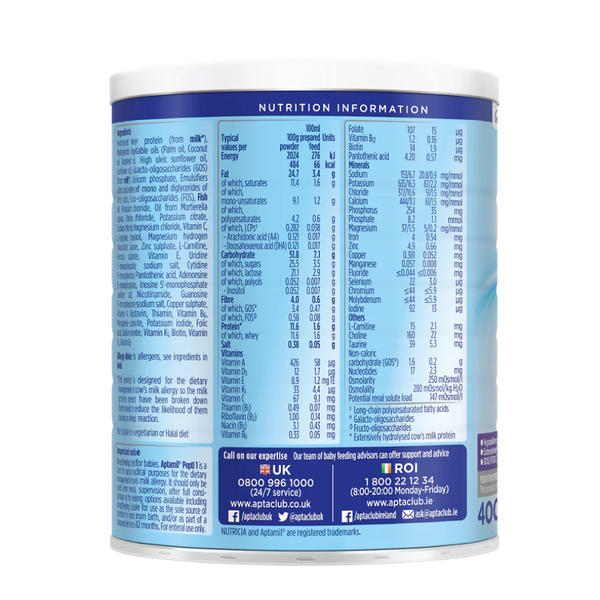 Pepti Stage 1 - 400g, 0-6 Months