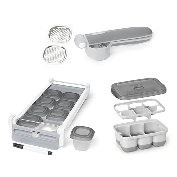 Skip Hop Weaning Accessory Easy Prep Store And Starter Set Grey 3 to 36 Months
