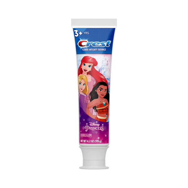 Crest Kids Toothpaste with Fluoride 119g, Disney Princess - Bubblegum - Dezine Kids