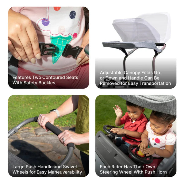 Step2 Side By Side Push Around SUV - Dezine Kids