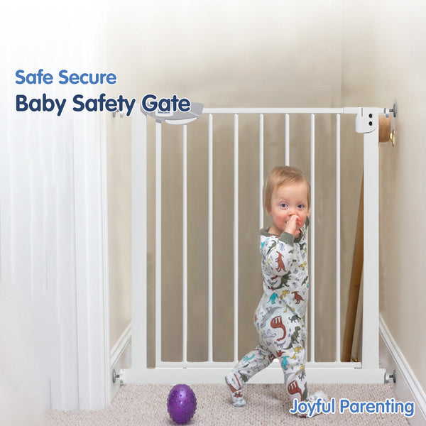 Hopop Baby Safety Gate for Kids with Two-Way Auto-Close- 75x85 Cm - Dezine Kids