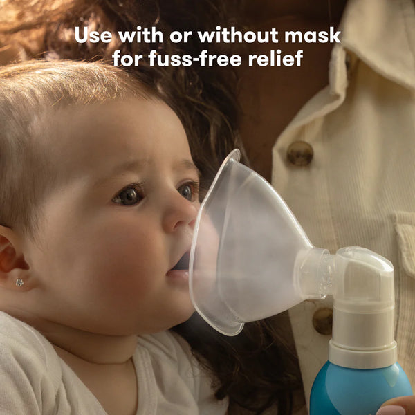 Frida Baby NoseFrida Saline Mist Nasal Inhaler, Decongestant Spray for Congestion & Allergy Relief for Babies + Kids