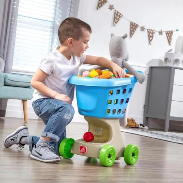 Step2 Little Helper's Shopping Cart - Blue - Dezine Kids