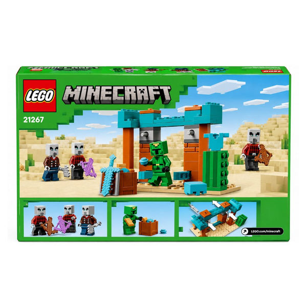 Lego Minecraft The Illager Desert Patrol Gaming Kit for Kids