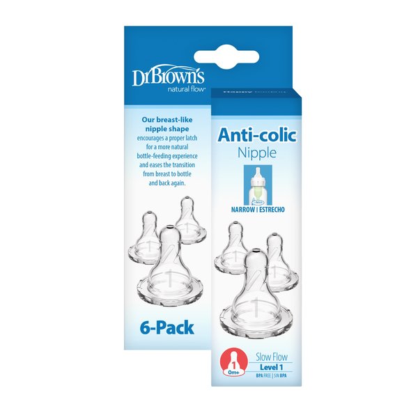 Dr Brown’s Options+ Narrow Neck Teats Pack of 2