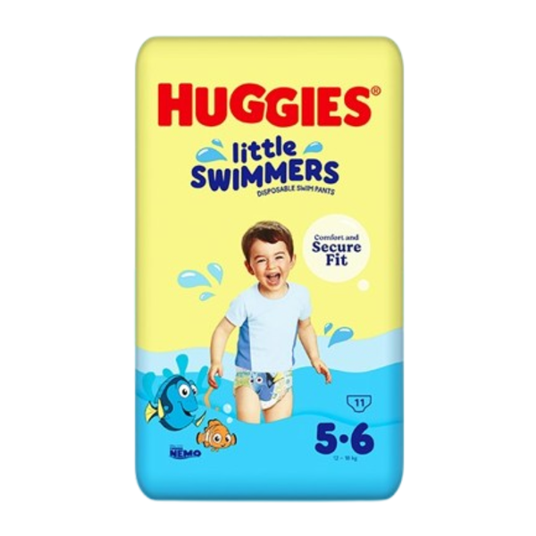 Huggies Little Swimmers Swim Nappies, Size 5 to 6, 33 Pants - Dezine Kids