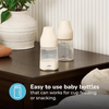 Spectra breast milk bottles with measurement markings