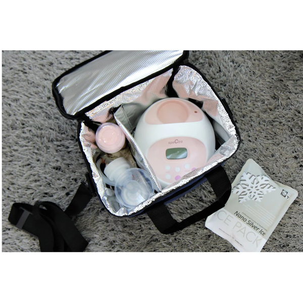 Spectra breast pump travel bag with ice pack included