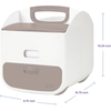 Ubbi Diaper Storage Caddy and Changing Mat - Taupe